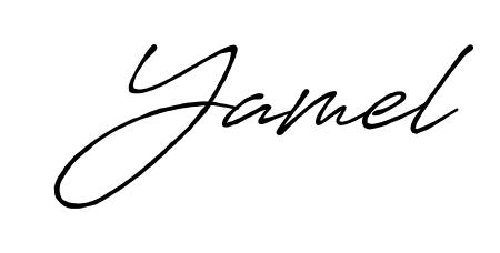 Make a beautiful signature design for name Yamel. Use this online signature maker to create a handwritten signature for free. Yamel signature style 7 images and pictures png
