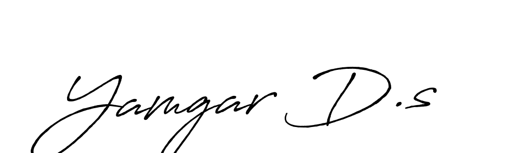 Make a beautiful signature design for name Yamgar D.s. Use this online signature maker to create a handwritten signature for free. Yamgar D.s signature style 7 images and pictures png