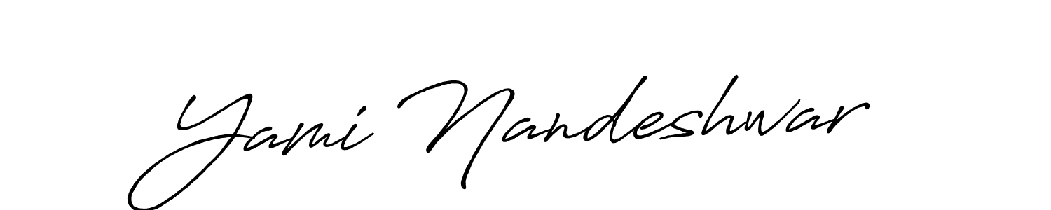 Make a short Yami Nandeshwar signature style. Manage your documents anywhere anytime using Antro_Vectra_Bolder. Create and add eSignatures, submit forms, share and send files easily. Yami Nandeshwar signature style 7 images and pictures png