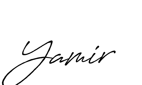 Yamir stylish signature style. Best Handwritten Sign (Antro_Vectra_Bolder) for my name. Handwritten Signature Collection Ideas for my name Yamir. Yamir signature style 7 images and pictures png