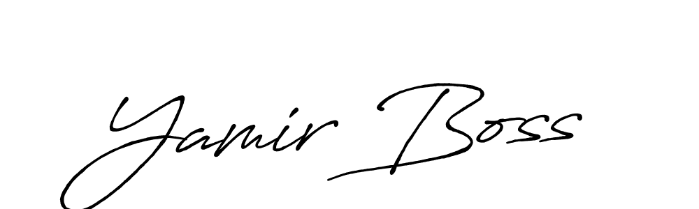 Make a beautiful signature design for name Yamir Boss. Use this online signature maker to create a handwritten signature for free. Yamir Boss signature style 7 images and pictures png