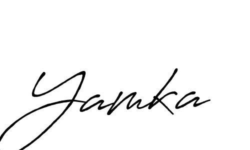 Once you've used our free online signature maker to create your best signature Antro_Vectra_Bolder style, it's time to enjoy all of the benefits that Yamka name signing documents. Yamka signature style 7 images and pictures png