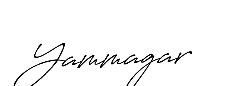 Yammagar stylish signature style. Best Handwritten Sign (Antro_Vectra_Bolder) for my name. Handwritten Signature Collection Ideas for my name Yammagar. Yammagar signature style 7 images and pictures png