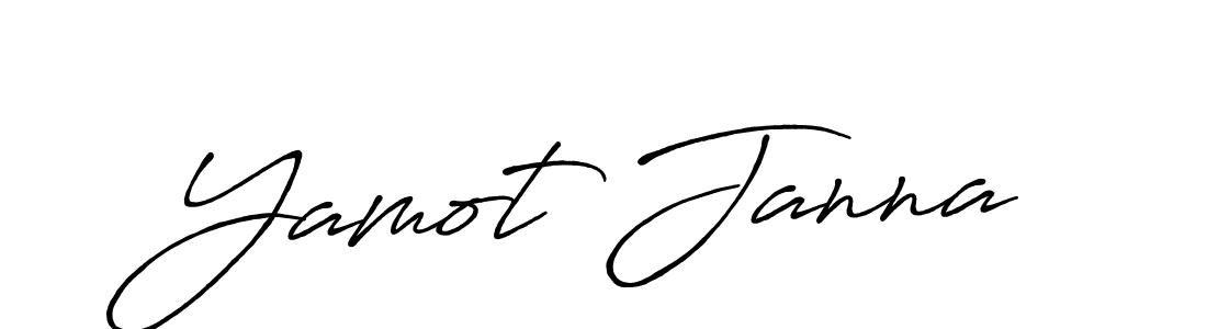 You should practise on your own different ways (Antro_Vectra_Bolder) to write your name (Yamot Janna) in signature. don't let someone else do it for you. Yamot Janna signature style 7 images and pictures png