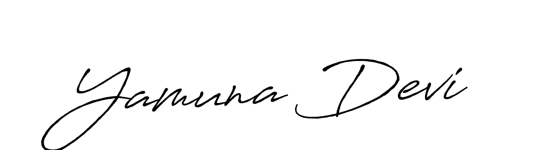 if you are searching for the best signature style for your name Yamuna Devi. so please give up your signature search. here we have designed multiple signature styles  using Antro_Vectra_Bolder. Yamuna Devi signature style 7 images and pictures png