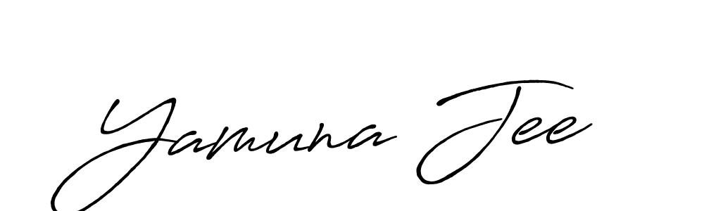 Yamuna Jee stylish signature style. Best Handwritten Sign (Antro_Vectra_Bolder) for my name. Handwritten Signature Collection Ideas for my name Yamuna Jee. Yamuna Jee signature style 7 images and pictures png