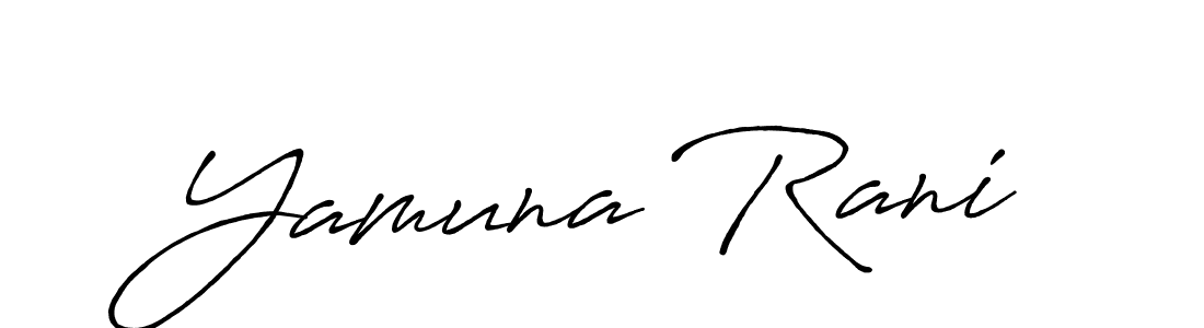 if you are searching for the best signature style for your name Yamuna Rani. so please give up your signature search. here we have designed multiple signature styles  using Antro_Vectra_Bolder. Yamuna Rani signature style 7 images and pictures png