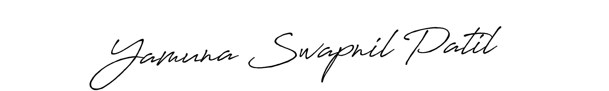 This is the best signature style for the Yamuna Swapnil Patil name. Also you like these signature font (Antro_Vectra_Bolder). Mix name signature. Yamuna Swapnil Patil signature style 7 images and pictures png