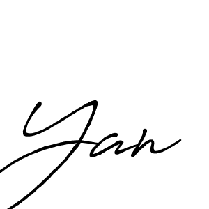 Antro_Vectra_Bolder is a professional signature style that is perfect for those who want to add a touch of class to their signature. It is also a great choice for those who want to make their signature more unique. Get Yan name to fancy signature for free. Yan signature style 7 images and pictures png