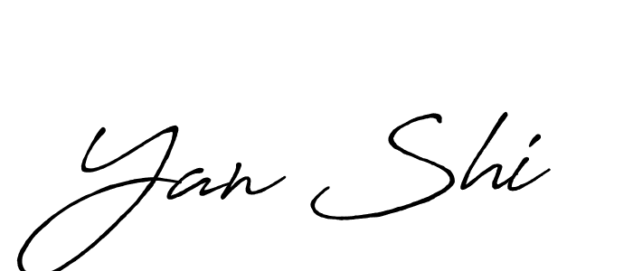 How to Draw Yan Shi signature style? Antro_Vectra_Bolder is a latest design signature styles for name Yan Shi. Yan Shi signature style 7 images and pictures png