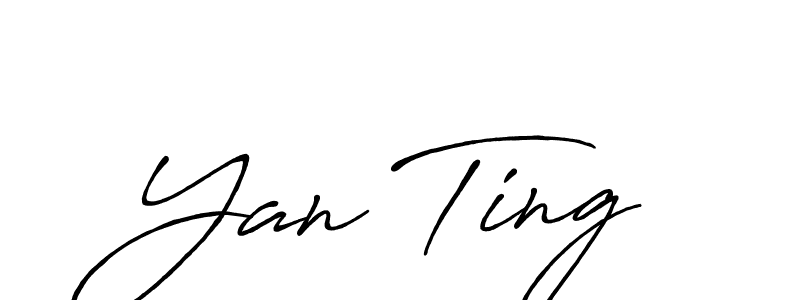 Make a beautiful signature design for name Yan Ting. Use this online signature maker to create a handwritten signature for free. Yan Ting signature style 7 images and pictures png