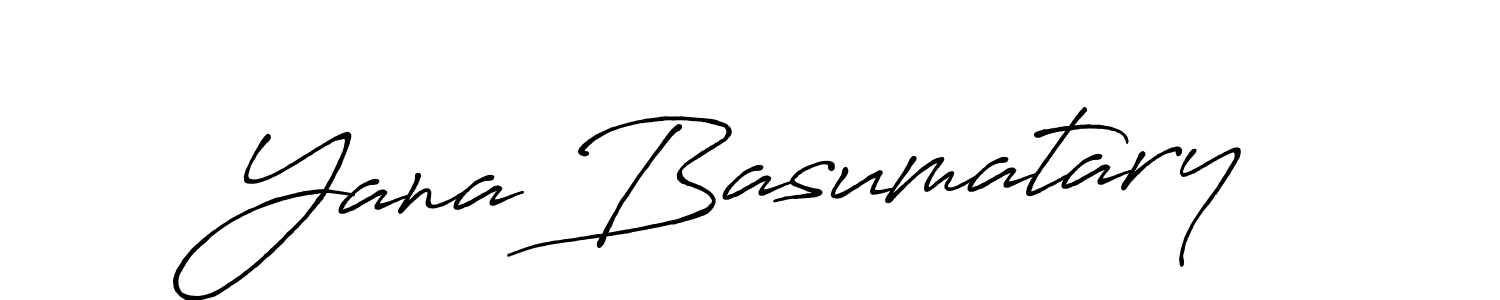 It looks lik you need a new signature style for name Yana Basumatary. Design unique handwritten (Antro_Vectra_Bolder) signature with our free signature maker in just a few clicks. Yana Basumatary signature style 7 images and pictures png