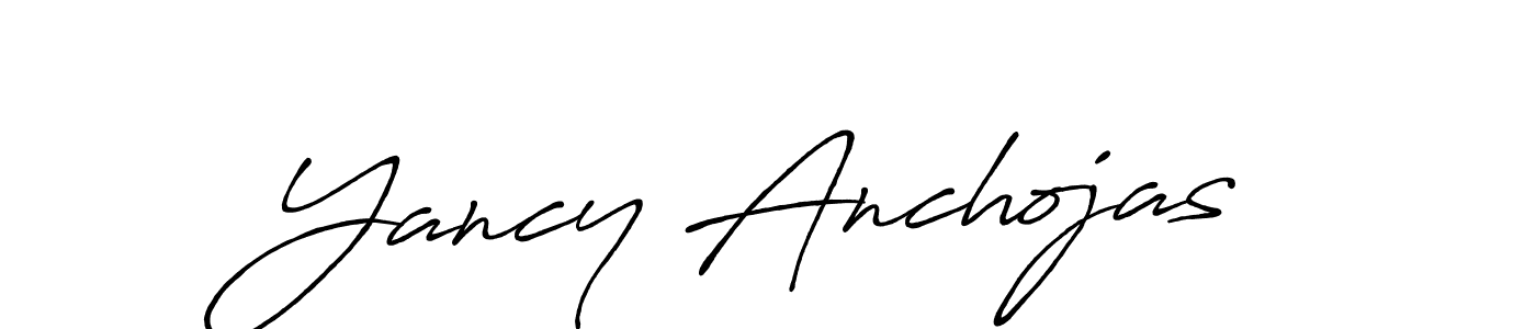 Make a beautiful signature design for name Yancy Anchojas. Use this online signature maker to create a handwritten signature for free. Yancy Anchojas signature style 7 images and pictures png