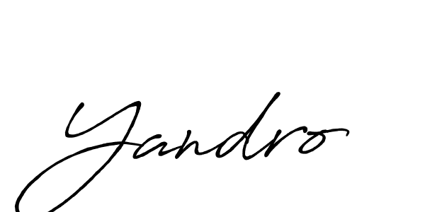 Here are the top 10 professional signature styles for the name Yandro. These are the best autograph styles you can use for your name. Yandro signature style 7 images and pictures png