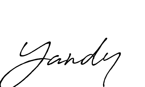 Antro_Vectra_Bolder is a professional signature style that is perfect for those who want to add a touch of class to their signature. It is also a great choice for those who want to make their signature more unique. Get Yandy name to fancy signature for free. Yandy signature style 7 images and pictures png
