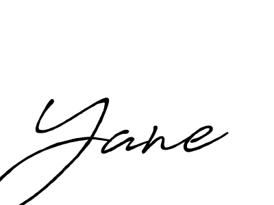 Create a beautiful signature design for name Yane. With this signature (Antro_Vectra_Bolder) fonts, you can make a handwritten signature for free. Yane signature style 7 images and pictures png