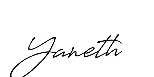 How to make Yaneth signature? Antro_Vectra_Bolder is a professional autograph style. Create handwritten signature for Yaneth name. Yaneth signature style 7 images and pictures png