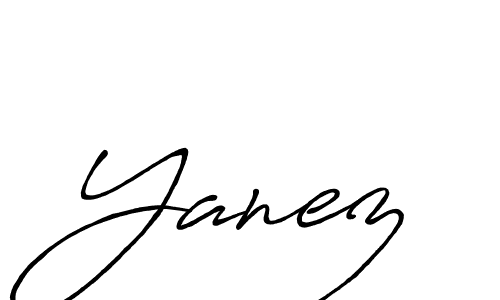 How to make Yanez signature? Antro_Vectra_Bolder is a professional autograph style. Create handwritten signature for Yanez name. Yanez signature style 7 images and pictures png