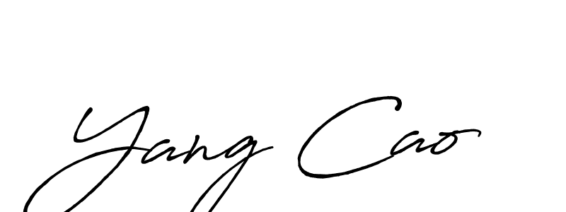 Make a beautiful signature design for name Yang Cao. Use this online signature maker to create a handwritten signature for free. Yang Cao signature style 7 images and pictures png