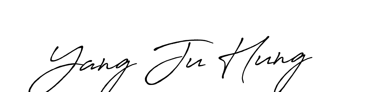 You should practise on your own different ways (Antro_Vectra_Bolder) to write your name (Yang Ju Hung) in signature. don't let someone else do it for you. Yang Ju Hung signature style 7 images and pictures png