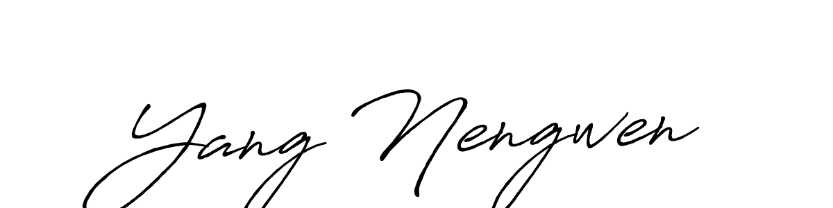 Make a short Yang Nengwen signature style. Manage your documents anywhere anytime using Antro_Vectra_Bolder. Create and add eSignatures, submit forms, share and send files easily. Yang Nengwen signature style 7 images and pictures png