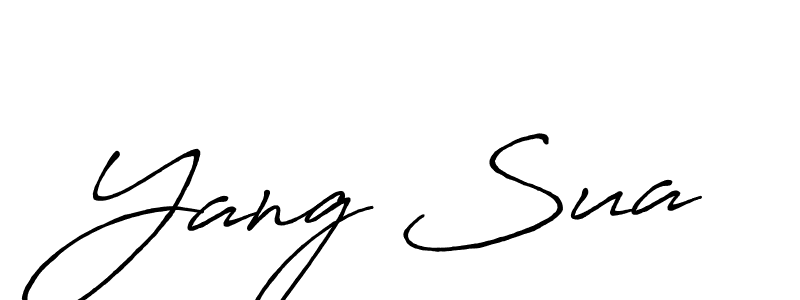 if you are searching for the best signature style for your name Yang Sua. so please give up your signature search. here we have designed multiple signature styles  using Antro_Vectra_Bolder. Yang Sua signature style 7 images and pictures png