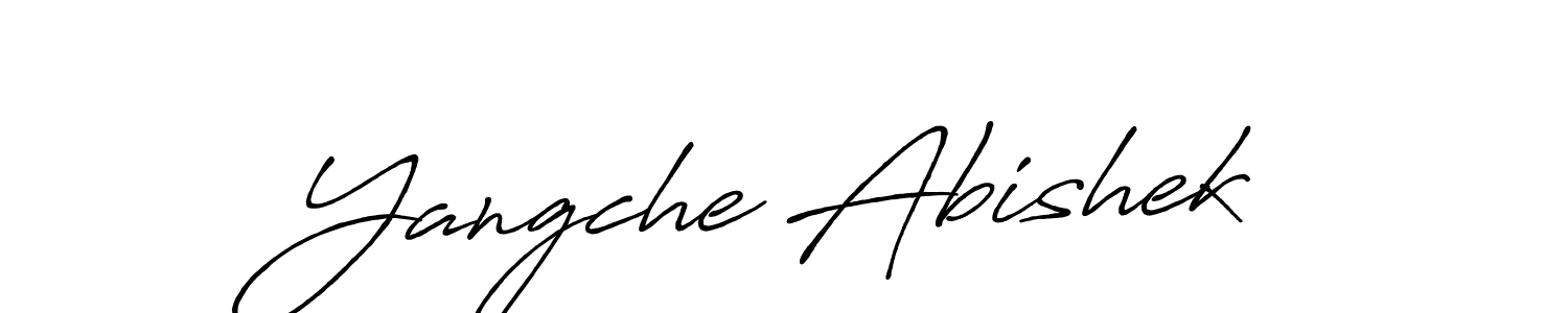 Best and Professional Signature Style for Yangche Abishek. Antro_Vectra_Bolder Best Signature Style Collection. Yangche Abishek signature style 7 images and pictures png