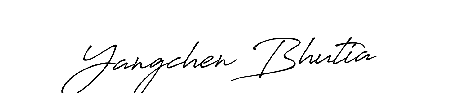 It looks lik you need a new signature style for name Yangchen Bhutia. Design unique handwritten (Antro_Vectra_Bolder) signature with our free signature maker in just a few clicks. Yangchen Bhutia signature style 7 images and pictures png