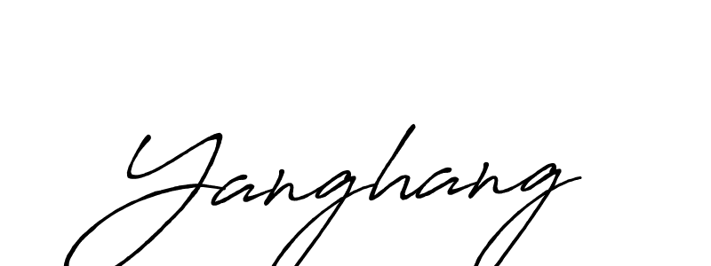 if you are searching for the best signature style for your name Yanghang. so please give up your signature search. here we have designed multiple signature styles  using Antro_Vectra_Bolder. Yanghang signature style 7 images and pictures png