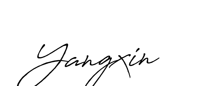 How to make Yangxin name signature. Use Antro_Vectra_Bolder style for creating short signs online. This is the latest handwritten sign. Yangxin signature style 7 images and pictures png