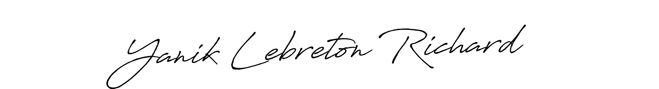 Once you've used our free online signature maker to create your best signature Antro_Vectra_Bolder style, it's time to enjoy all of the benefits that Yanik Lebreton Richard name signing documents. Yanik Lebreton Richard signature style 7 images and pictures png