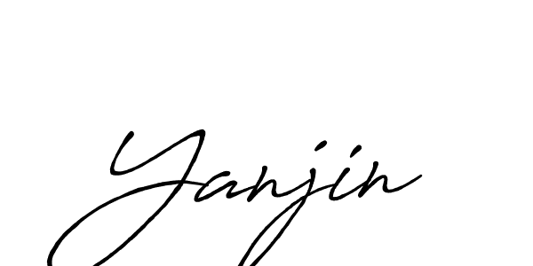 You should practise on your own different ways (Antro_Vectra_Bolder) to write your name (Yanjin) in signature. don't let someone else do it for you. Yanjin signature style 7 images and pictures png
