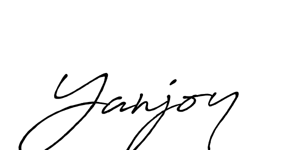 The best way (Antro_Vectra_Bolder) to make a short signature is to pick only two or three words in your name. The name Yanjoy include a total of six letters. For converting this name. Yanjoy signature style 7 images and pictures png