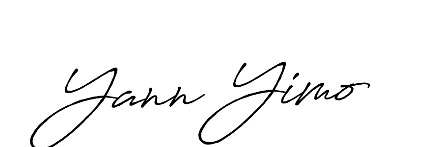 if you are searching for the best signature style for your name Yann Yimo. so please give up your signature search. here we have designed multiple signature styles  using Antro_Vectra_Bolder. Yann Yimo signature style 7 images and pictures png