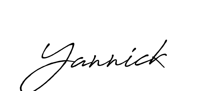 Also You can easily find your signature by using the search form. We will create Yannick name handwritten signature images for you free of cost using Antro_Vectra_Bolder sign style. Yannick signature style 7 images and pictures png