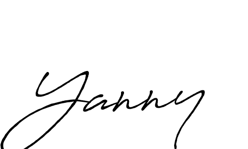 It looks lik you need a new signature style for name Yanny. Design unique handwritten (Antro_Vectra_Bolder) signature with our free signature maker in just a few clicks. Yanny signature style 7 images and pictures png