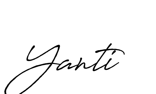 Make a short Yanti signature style. Manage your documents anywhere anytime using Antro_Vectra_Bolder. Create and add eSignatures, submit forms, share and send files easily. Yanti signature style 7 images and pictures png