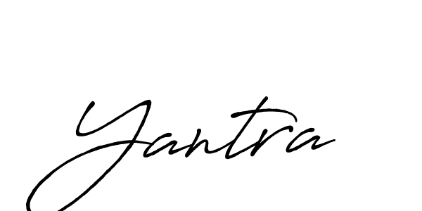 Make a beautiful signature design for name Yantra. With this signature (Antro_Vectra_Bolder) style, you can create a handwritten signature for free. Yantra signature style 7 images and pictures png