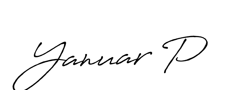 It looks lik you need a new signature style for name Yanuar P. Design unique handwritten (Antro_Vectra_Bolder) signature with our free signature maker in just a few clicks. Yanuar P signature style 7 images and pictures png