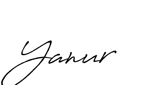 Create a beautiful signature design for name Yanur. With this signature (Antro_Vectra_Bolder) fonts, you can make a handwritten signature for free. Yanur signature style 7 images and pictures png