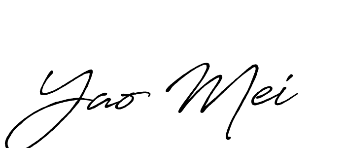 You can use this online signature creator to create a handwritten signature for the name Yao Mei. This is the best online autograph maker. Yao Mei signature style 7 images and pictures png