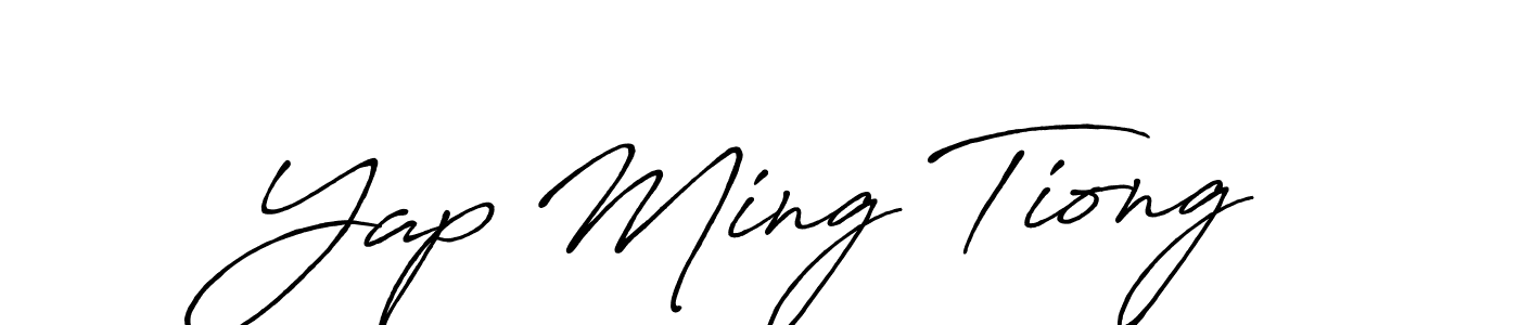 Also we have Yap Ming Tiong name is the best signature style. Create professional handwritten signature collection using Antro_Vectra_Bolder autograph style. Yap Ming Tiong signature style 7 images and pictures png