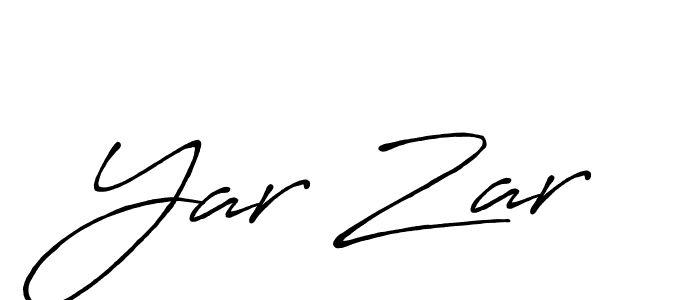 Also You can easily find your signature by using the search form. We will create Yar Zar name handwritten signature images for you free of cost using Antro_Vectra_Bolder sign style. Yar Zar signature style 7 images and pictures png