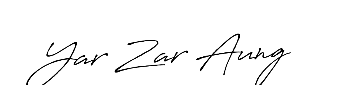 Antro_Vectra_Bolder is a professional signature style that is perfect for those who want to add a touch of class to their signature. It is also a great choice for those who want to make their signature more unique. Get Yar Zar Aung name to fancy signature for free. Yar Zar Aung signature style 7 images and pictures png