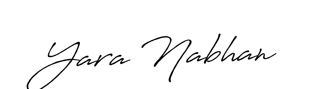 You should practise on your own different ways (Antro_Vectra_Bolder) to write your name (Yara Nabhan) in signature. don't let someone else do it for you. Yara Nabhan signature style 7 images and pictures png