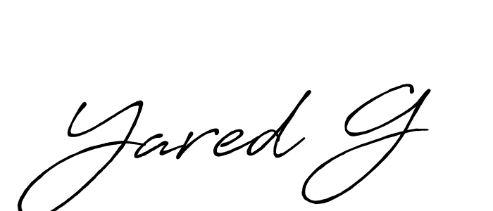 Also You can easily find your signature by using the search form. We will create Yared G name handwritten signature images for you free of cost using Antro_Vectra_Bolder sign style. Yared G signature style 7 images and pictures png