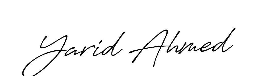 Here are the top 10 professional signature styles for the name Yarid Ahmed. These are the best autograph styles you can use for your name. Yarid Ahmed signature style 7 images and pictures png