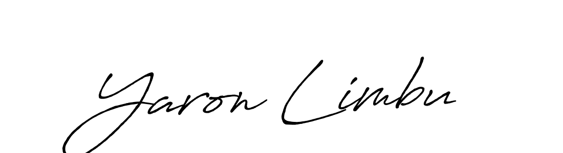 It looks lik you need a new signature style for name Yaron Limbu. Design unique handwritten (Antro_Vectra_Bolder) signature with our free signature maker in just a few clicks. Yaron Limbu signature style 7 images and pictures png