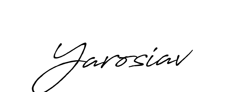 Design your own signature with our free online signature maker. With this signature software, you can create a handwritten (Antro_Vectra_Bolder) signature for name Yarosiav. Yarosiav signature style 7 images and pictures png