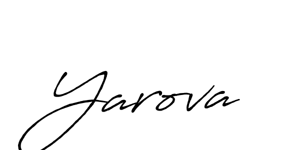 How to make Yarova signature? Antro_Vectra_Bolder is a professional autograph style. Create handwritten signature for Yarova name. Yarova signature style 7 images and pictures png